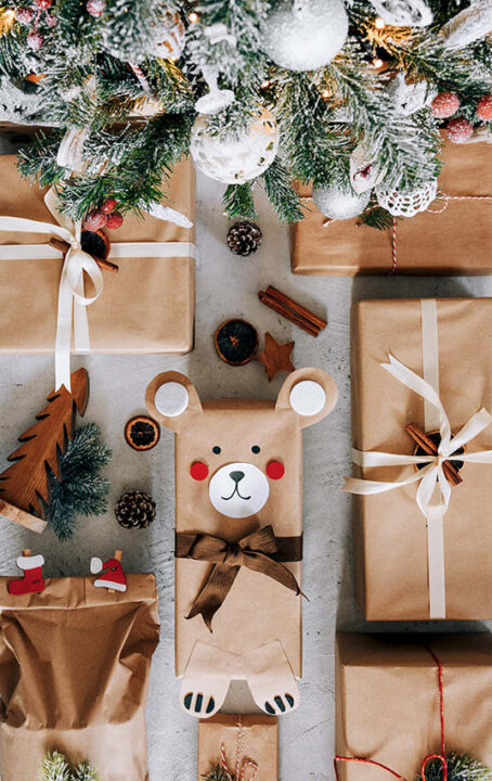 ideas creativas para decorar tus regalos de navidad