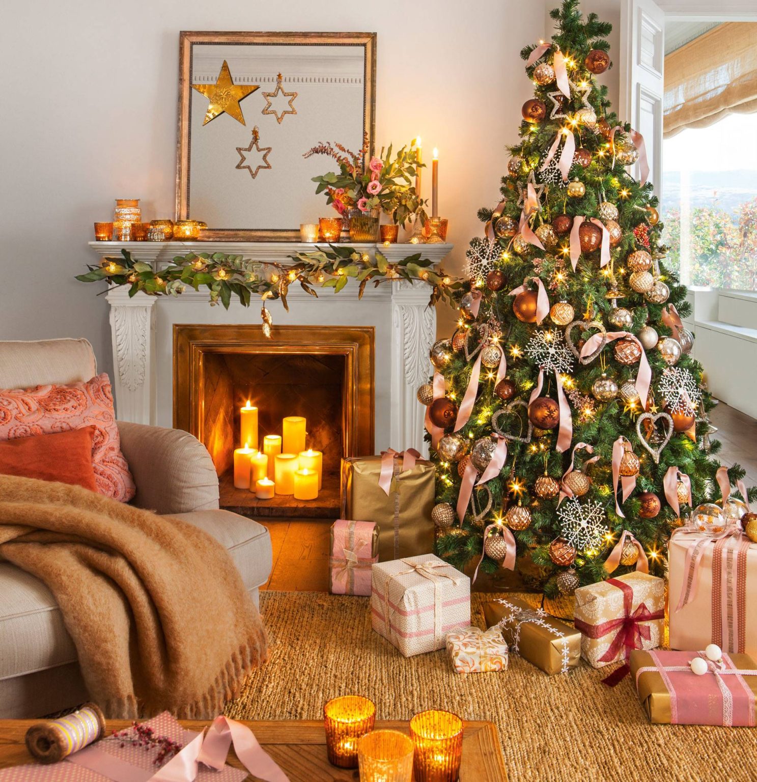 Decoración navideña para chimeneas: ideas y consejos - Sensación Hogar