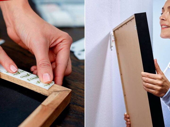 como colgar un cuadro sin gancho sencillos pasos para lograrlo