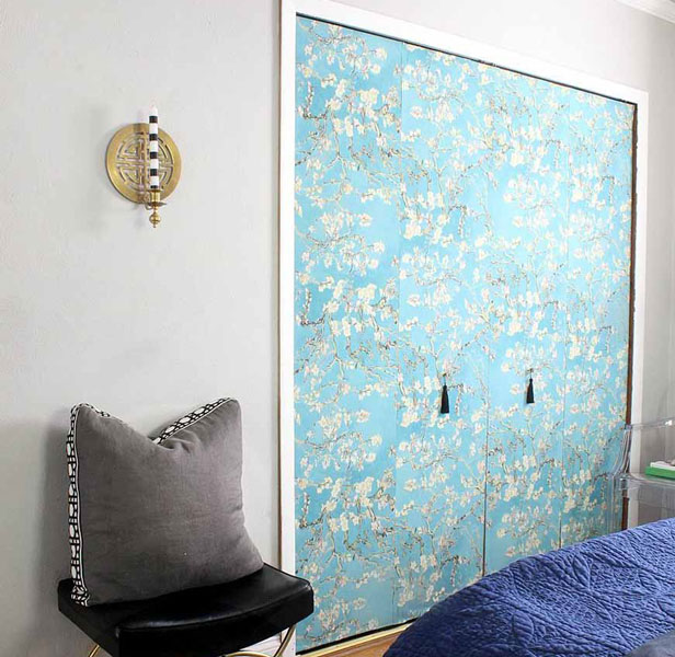 como decorar puertas de armario ideas creativas y economicas