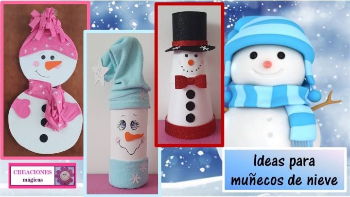 como decorar un muneco de nieve ideas creativas y faciles