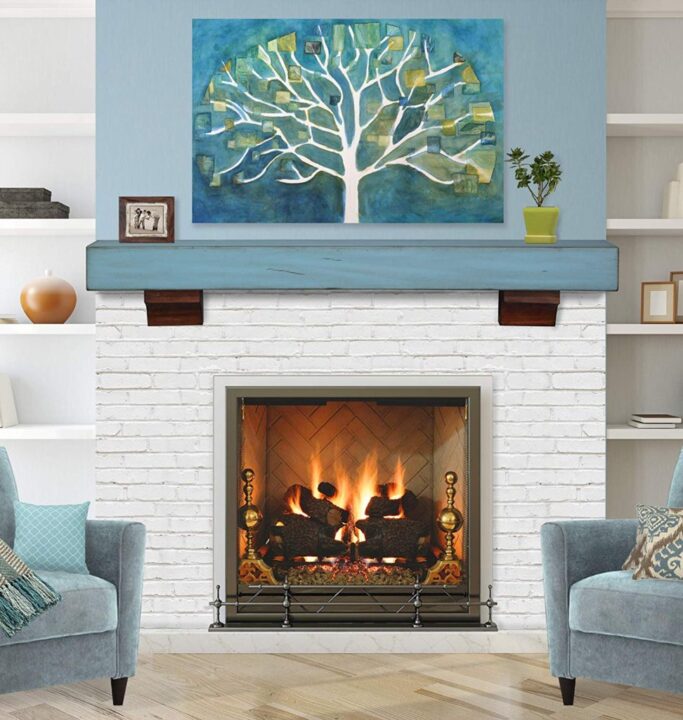 como decorar una chimenea de lena ideas y consejos