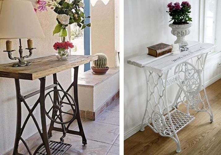 como decorar una mesa de maquina de coser ideas y consejos