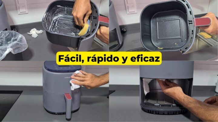 consejos para limpiar tu air fryer