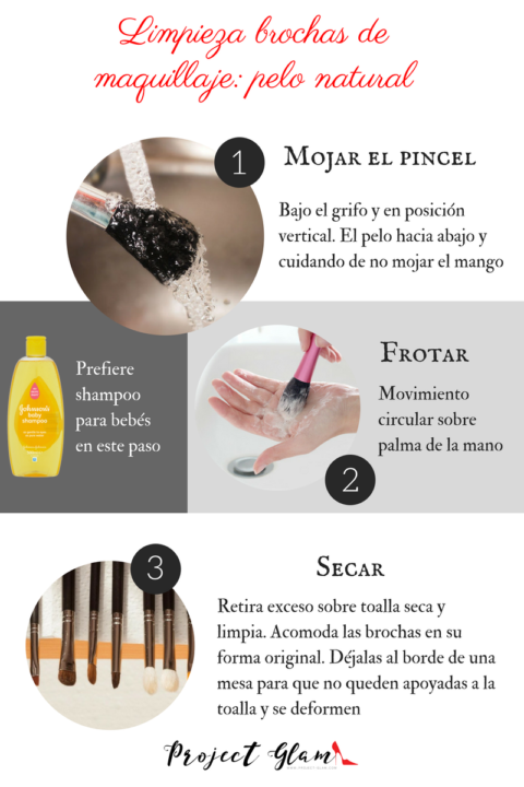 consejos utiles para limpiar pinceles de maquillaje