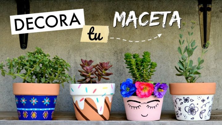 decorar maceta